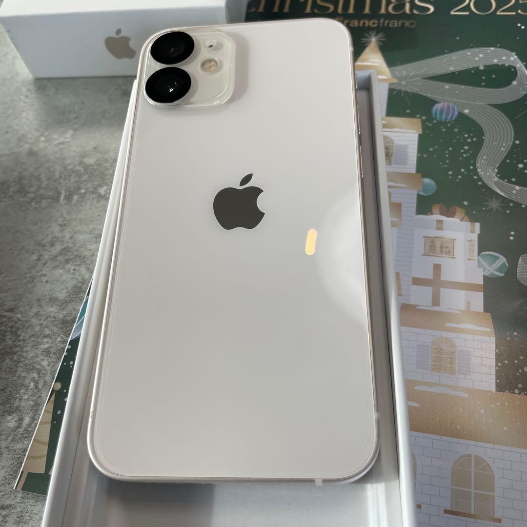iPhone12mini 256GB 本体国内版ホワイトバッテリー100%新品②