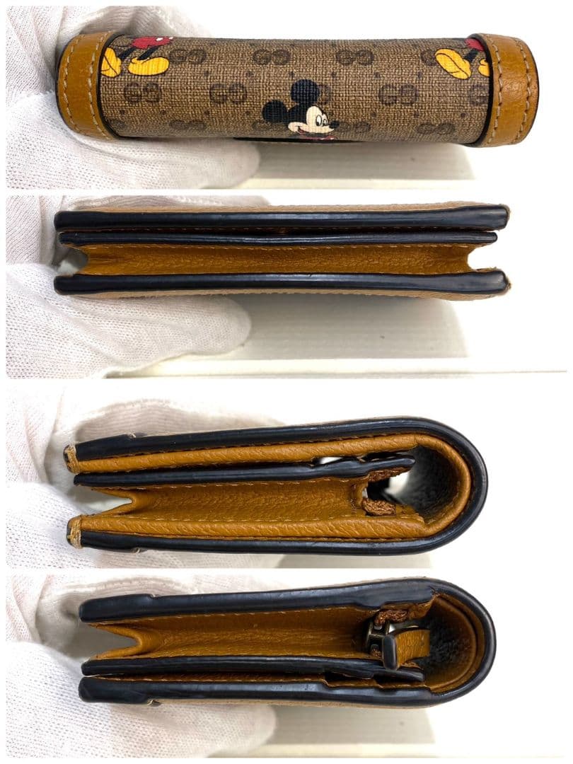【新品級】付属品完備 GUCCI ミッキーマウス 二つ折り 財布 スプリーム