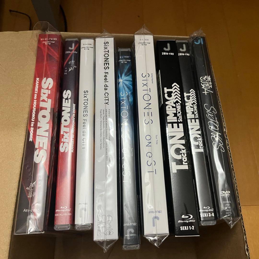 SixTONES ライブDVDまとめ売り ⭐️ツアーステッカー付⭐️ 素顔4〜慣声