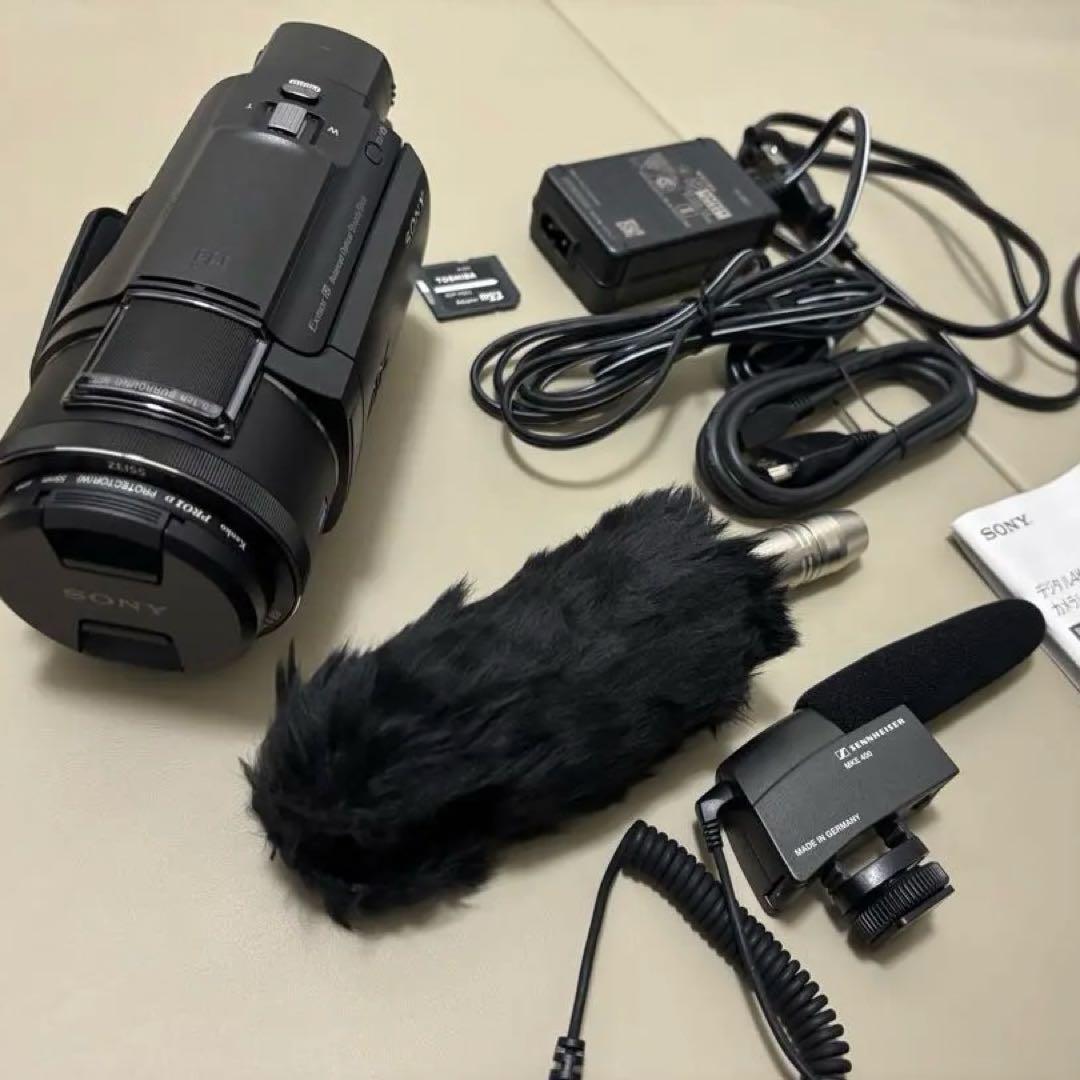 SONY FDR-AX60 4K・ゼンハイザー MKE 400その他色々セット