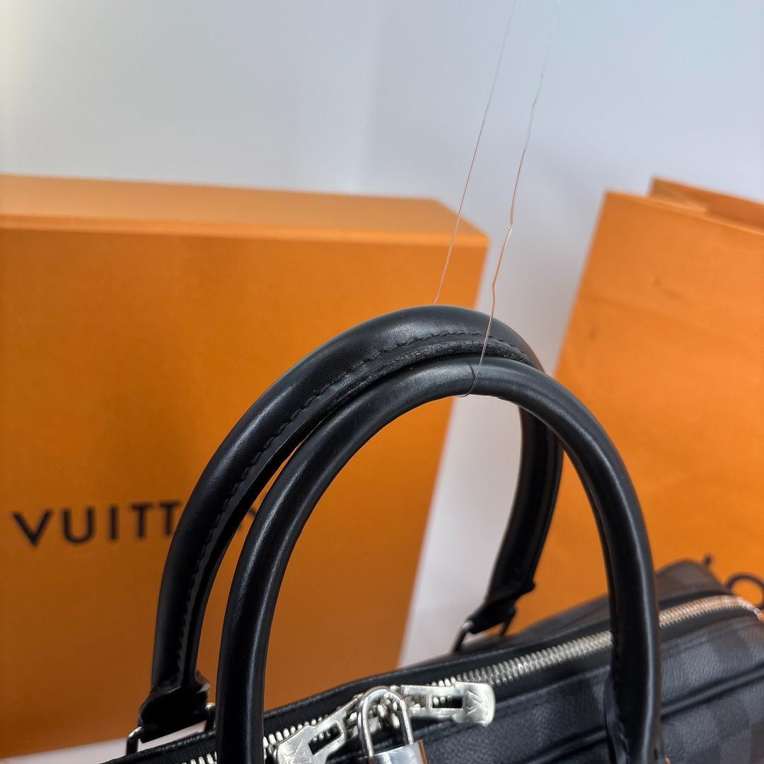 新品同様/IC 現行 ルイヴィトン ダミエグラフィット ビジネスバッグ ブラック