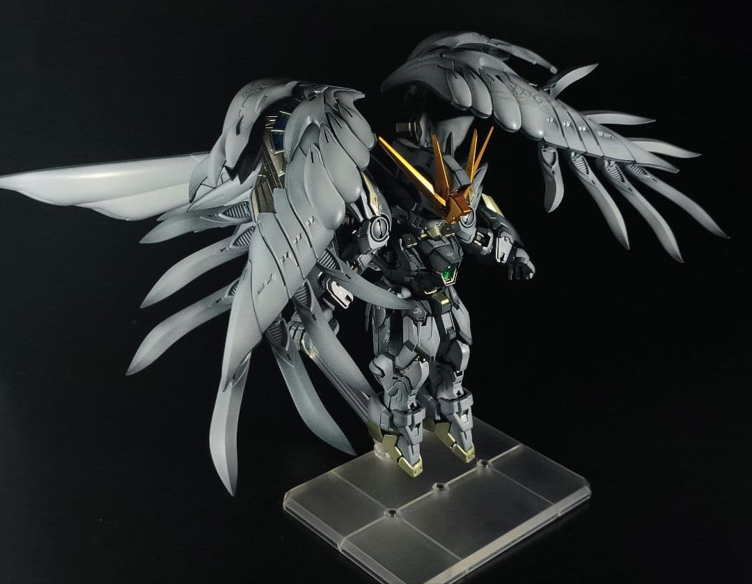 MGSD ウイングガンダムゼロ EW スノーホワイトプレリュード 全塗装完成品