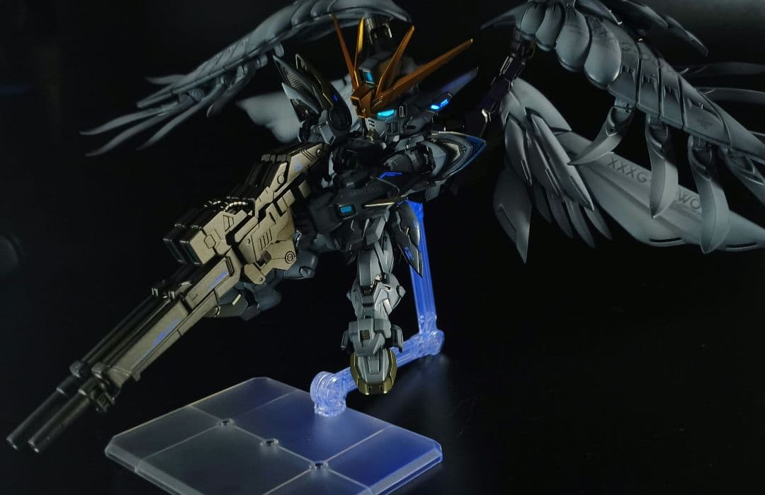 MGSD ウイングガンダムゼロ EW スノーホワイトプレリュード 全塗装完成品