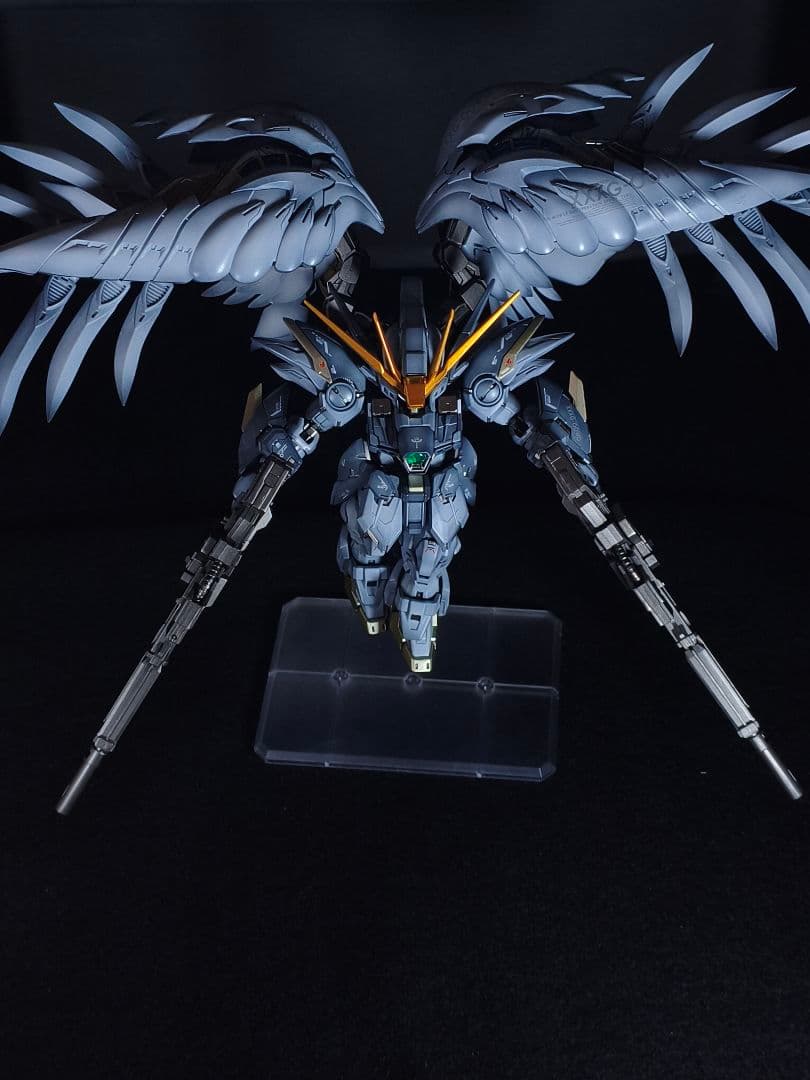 MGSD ウイングガンダムゼロ EW スノーホワイトプレリュード 全塗装完成品