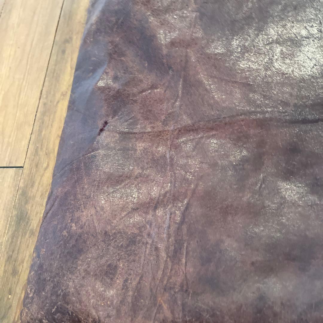 ヴィンテージ　レザークッション