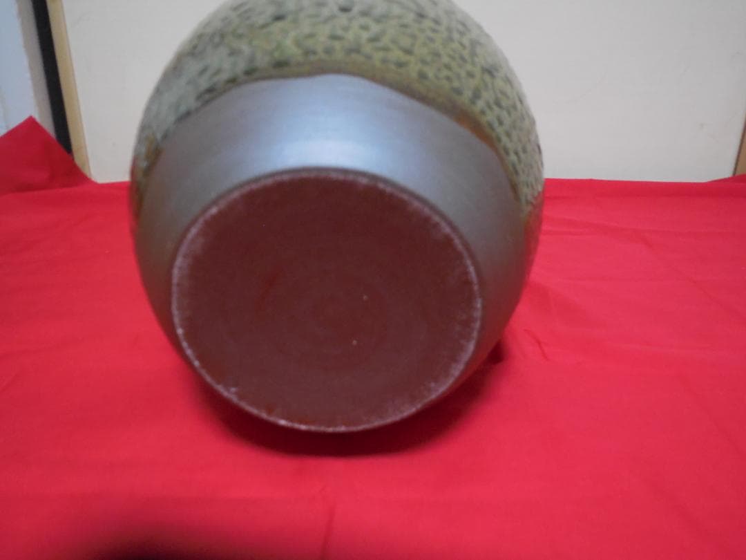 茶道具　　丹波　 清水窯　 四つ耳茶壷　 飾網紐 　紐3本 口紐付