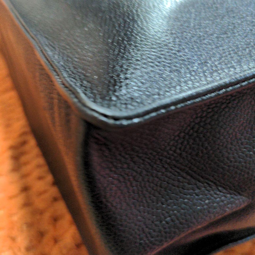 CHANEL ブラック レザー ショルダーバッグヴィンテージ