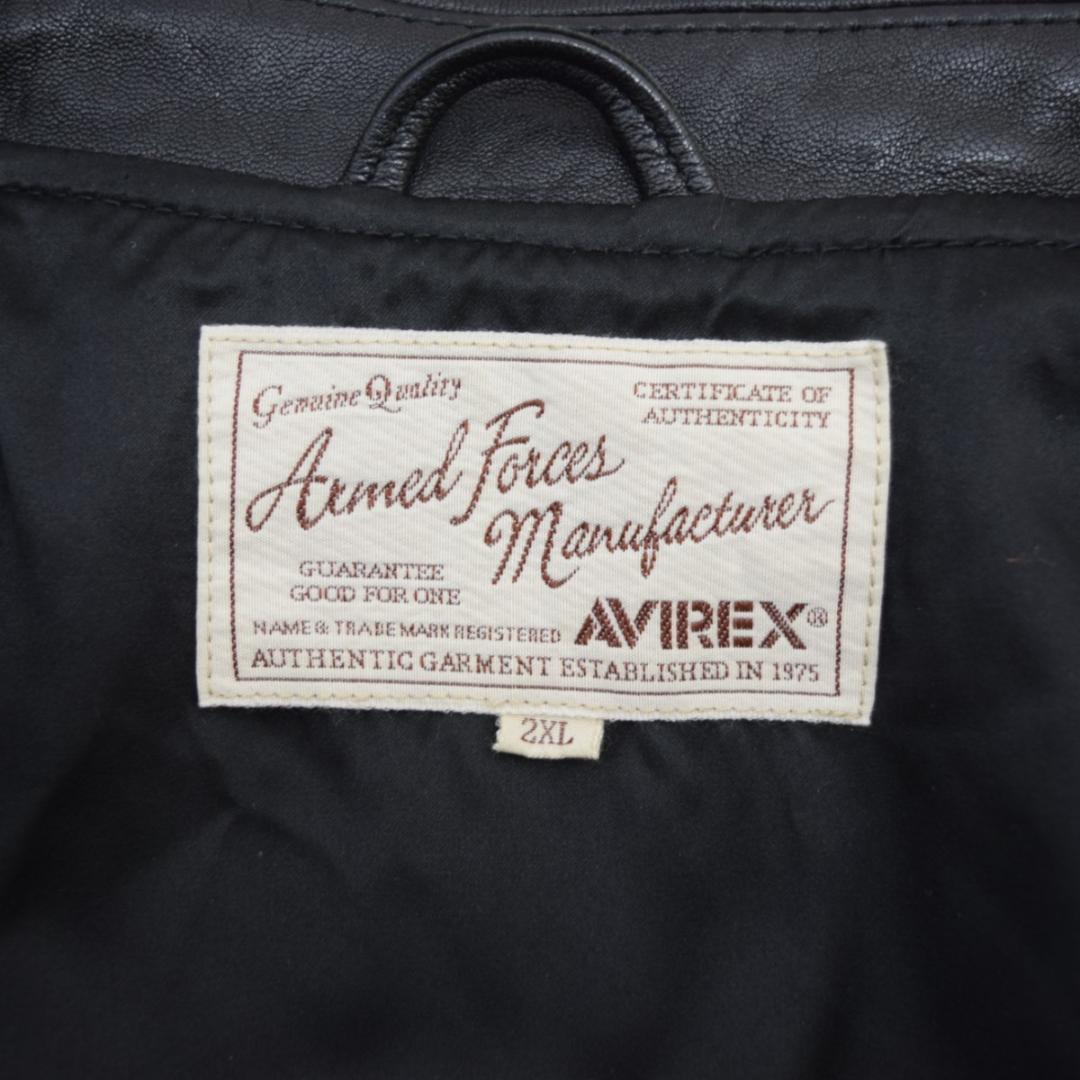 アビレックス AVIREX TRUCKER JACKETS レザージャケット