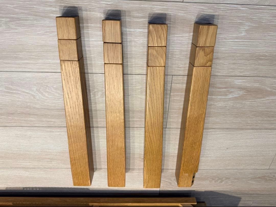 【お値下げ】ベルメゾン　オーク天然木　こたつテーブル