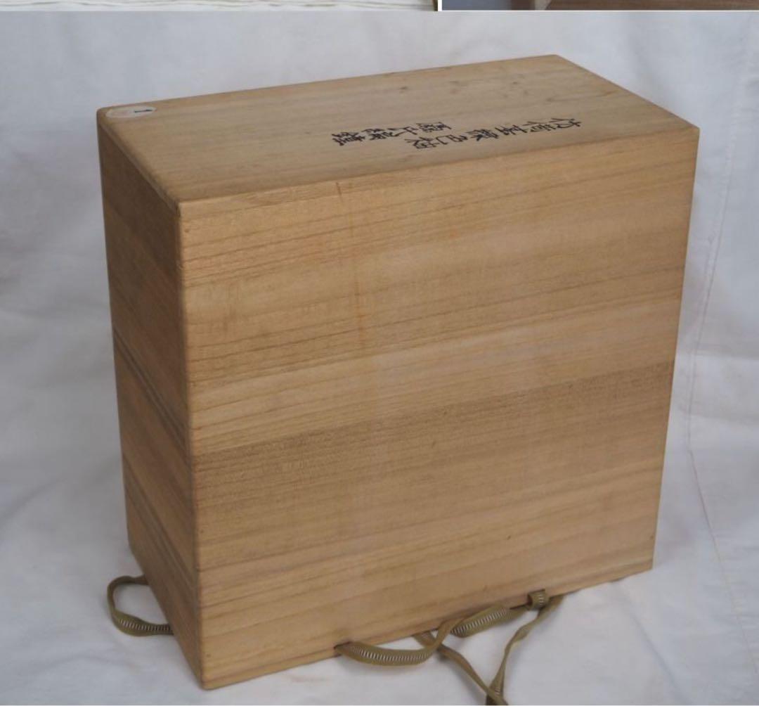 送料無料　大珍品 　一点物　緑色釉編鐘　置物　木箱　検/楽山二六九谷備前相馬常滑