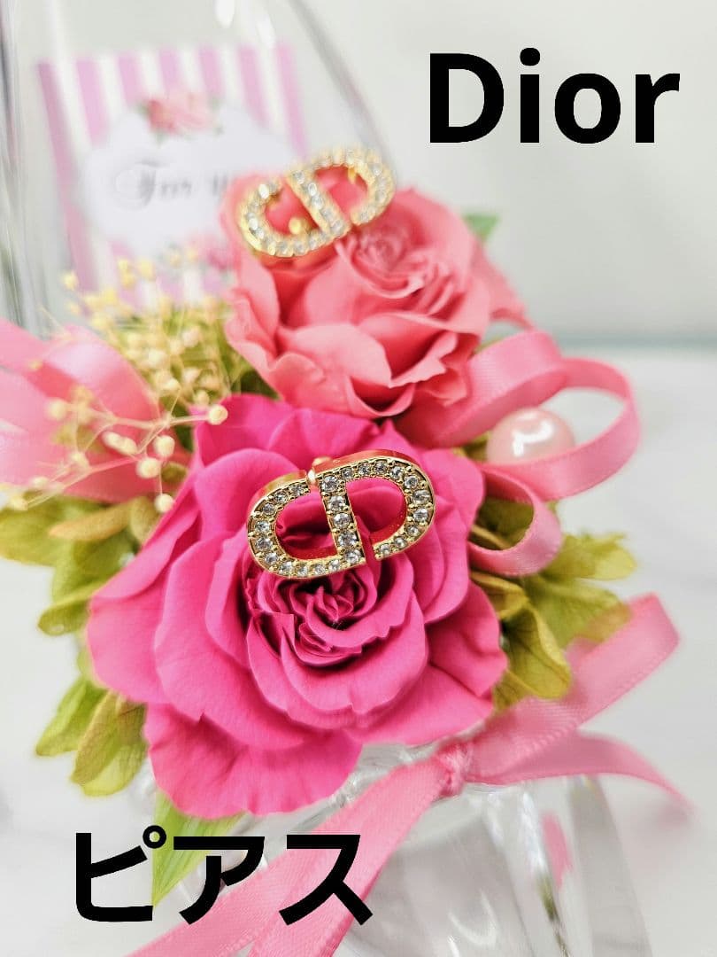 Christian Dior ディオール Petit CD スタッドピアス