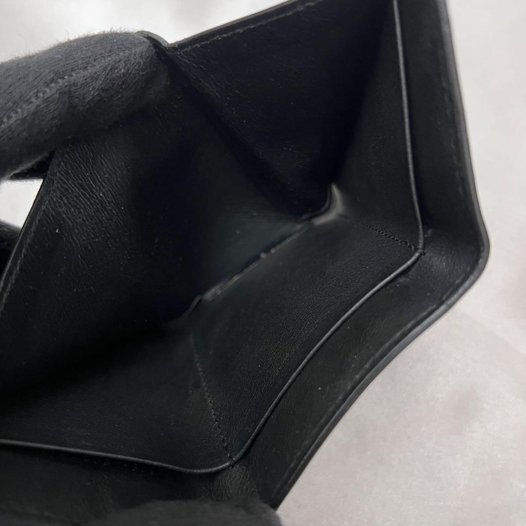 ◇美品◇サンローラン　オリガミタイニーウォレット　スムースレザー　ブラック