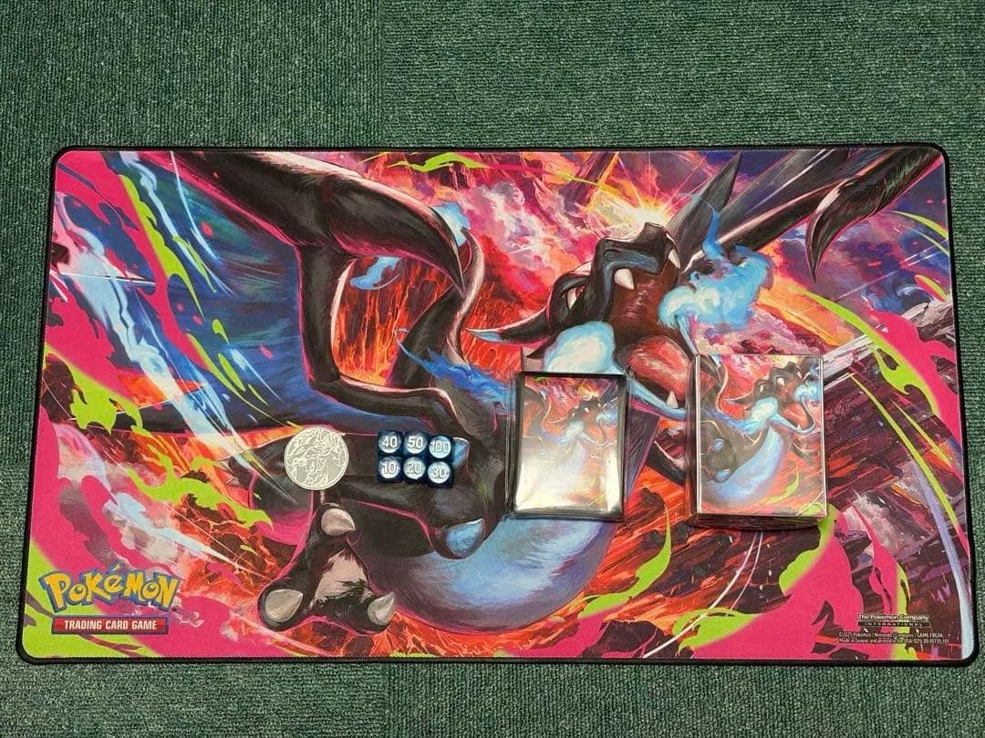 海外 メガリザードンX プレミアムコレクション サプライセット + スリーブ