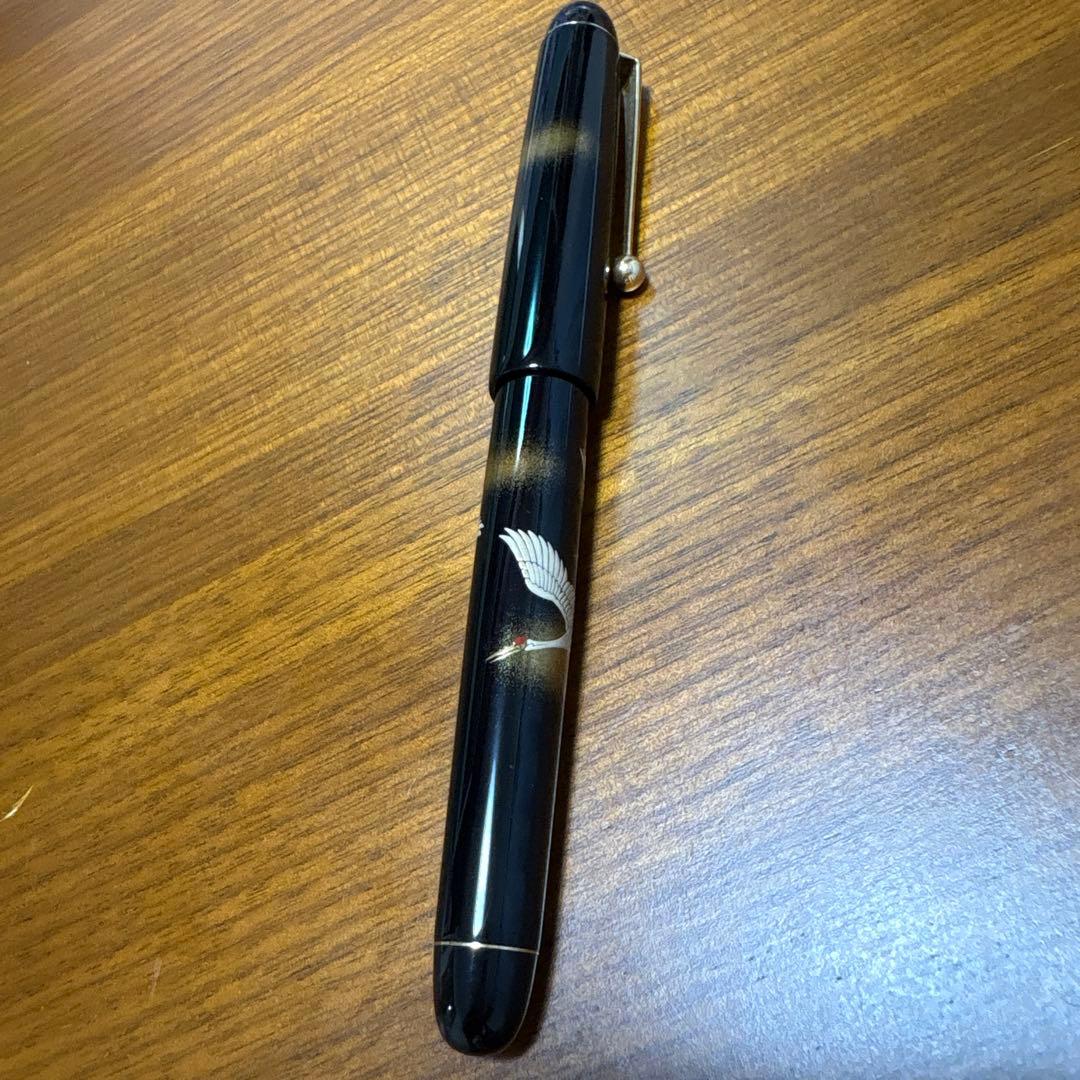 PILOT 万年筆 14K 平蒔絵 双鶴 國光會
