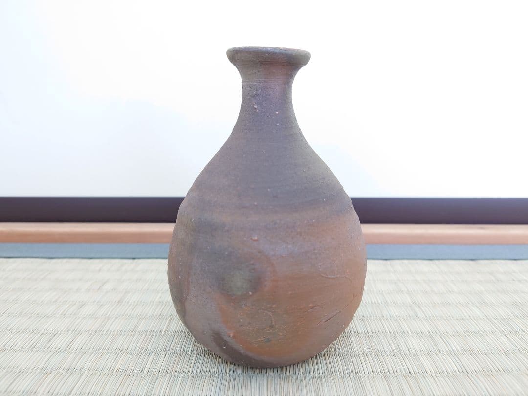 人間国宝 山本陶秀 備前 徳利 共箱