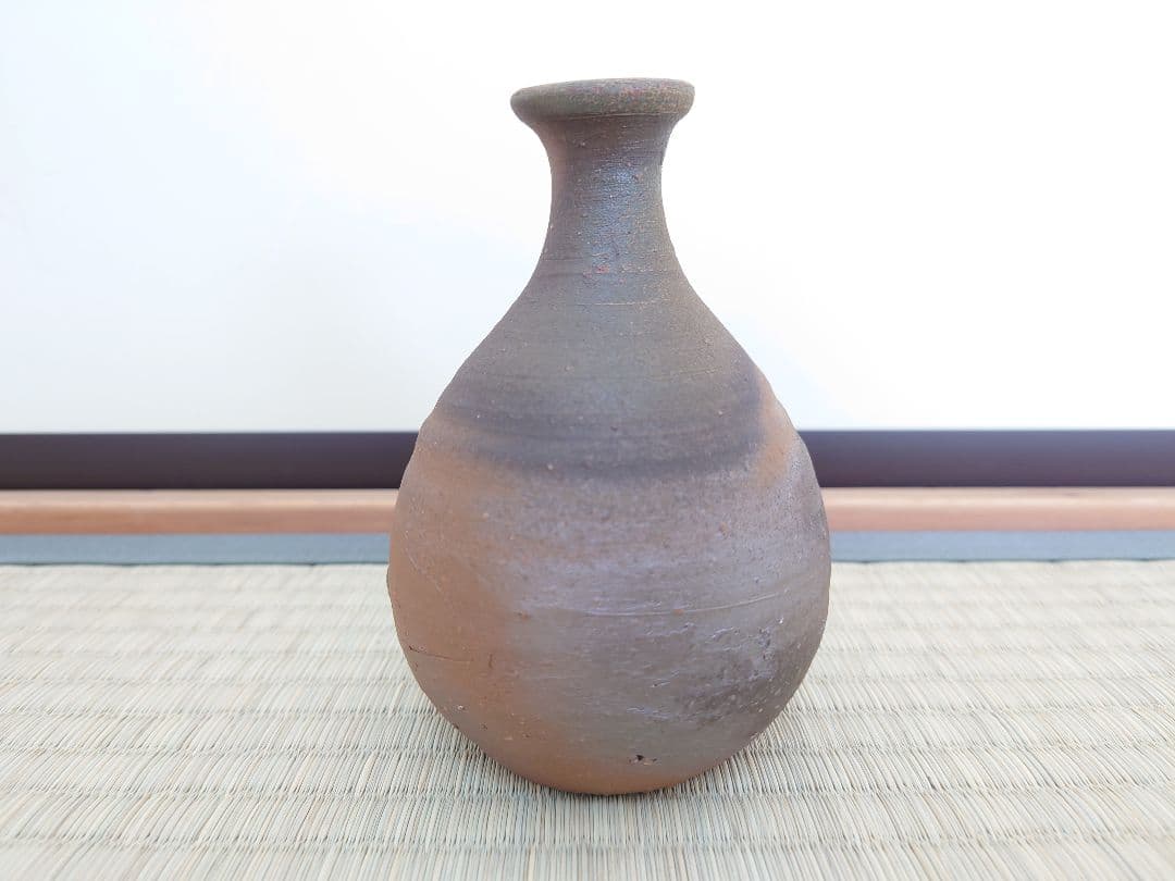 人間国宝 山本陶秀 備前 徳利 共箱