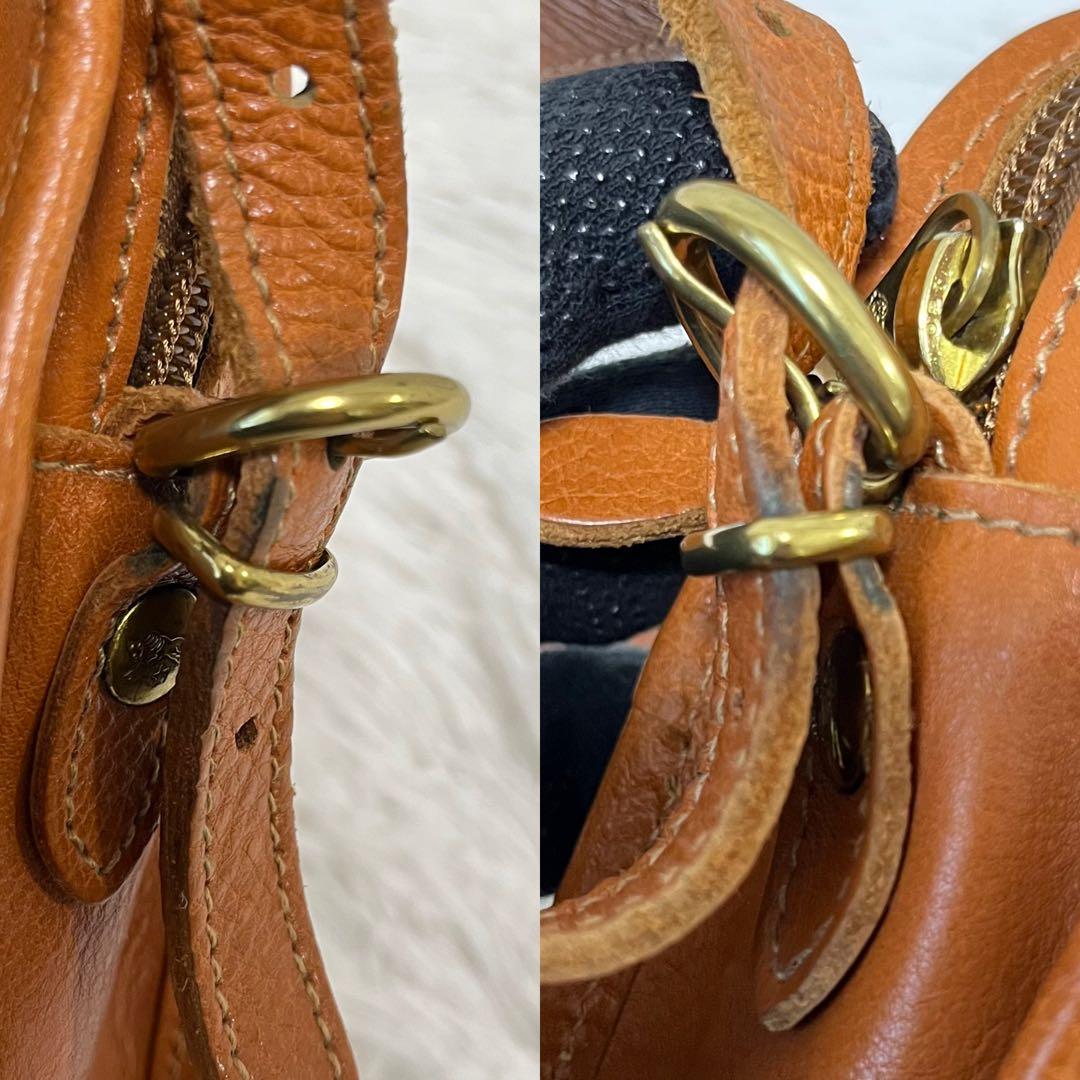 美品 イルビゾンテ ショルダーバッグ キャメル