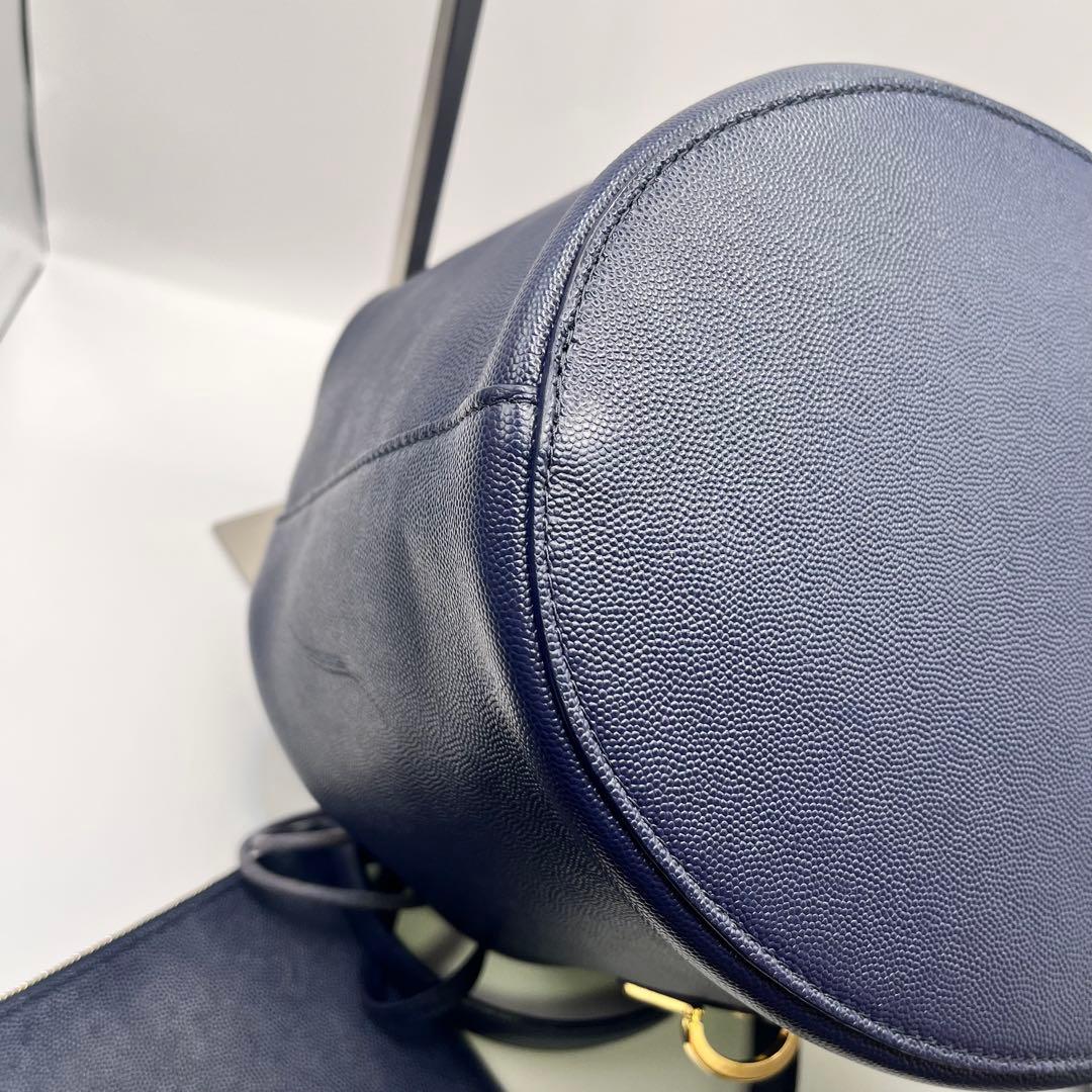 フルラ ショルダーバッグ 2way コロナ 巾着 ポーチ付　バケット レザー