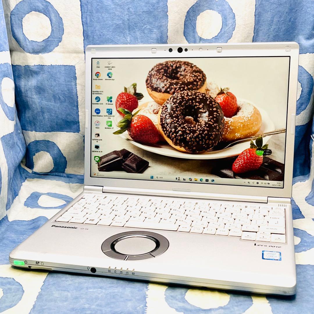 第8世代♡人気レッツノート♪快速SSD256GB☆高性能i5☆カメラ！Win11