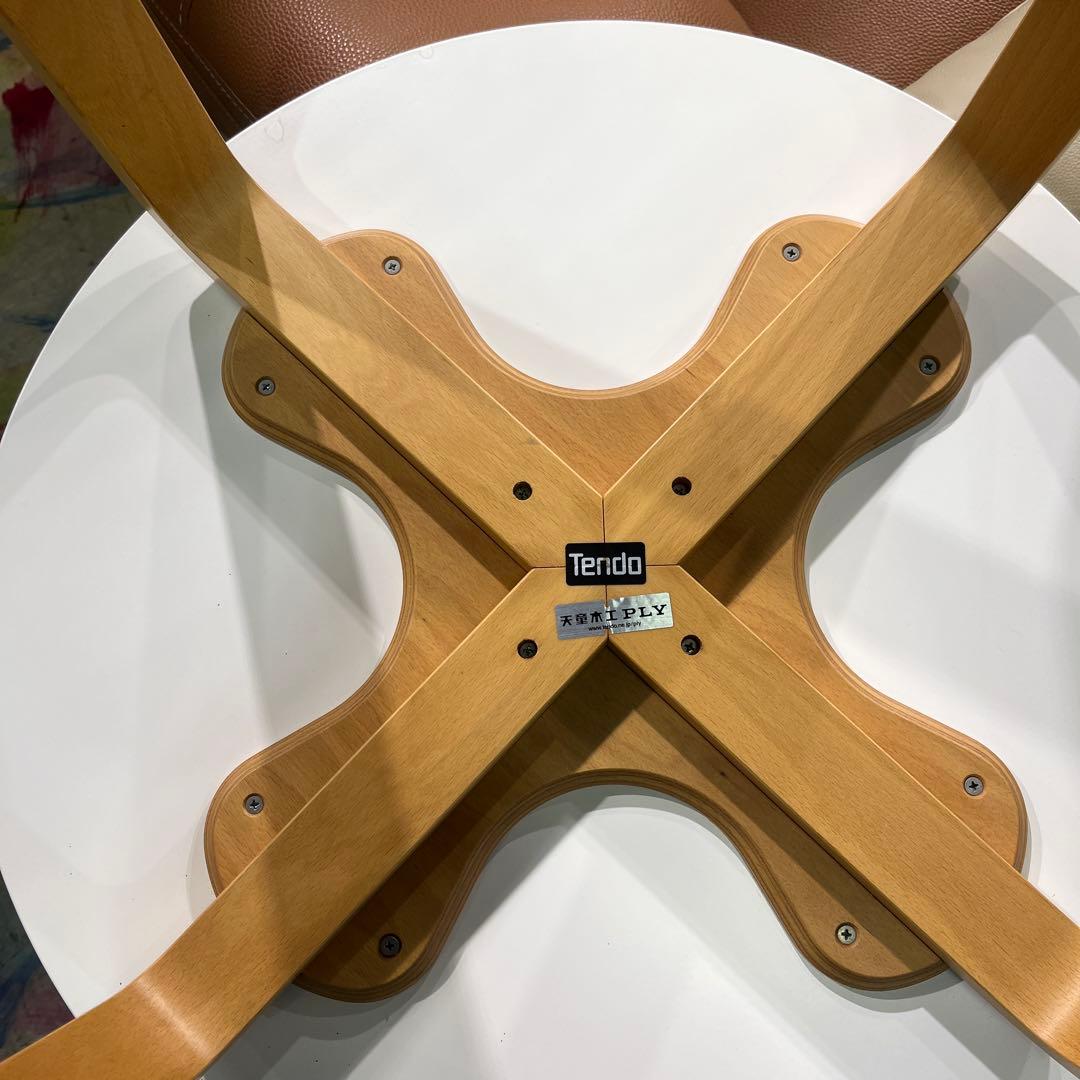 【天童木工】クローバーラウンドテーブル◆designed by小池智子◇