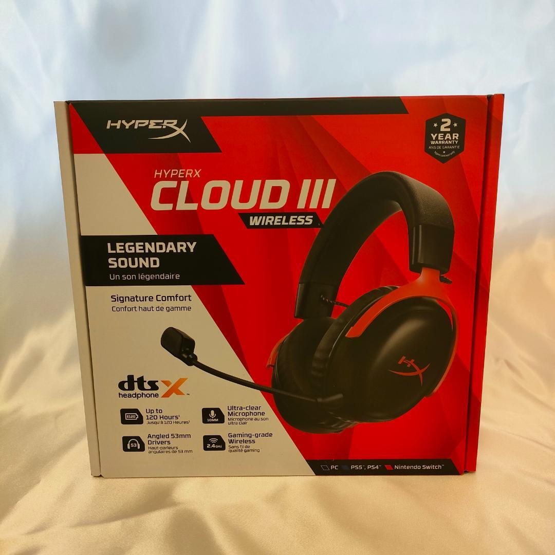 【新品未使用】HyperX Cloud III Wireless ヘッドセット