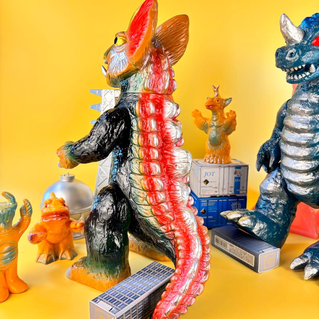 マルサン 450シリーズ キングゴドラス・ドラギラス パチ怪獣ソフビ