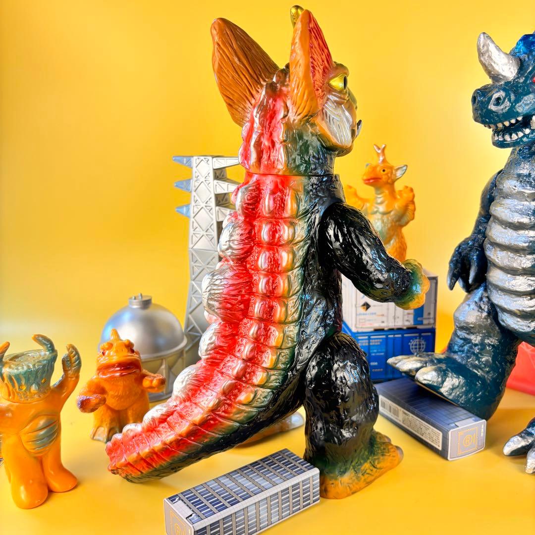 マルサン 450シリーズ キングゴドラス・ドラギラス パチ怪獣ソフビ