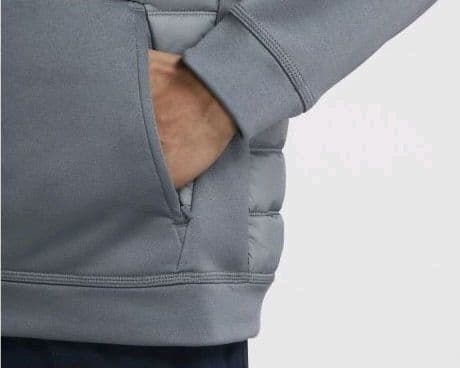 NIKE　ナイキ　サーマ　トレーニングジャケット　フルジップパーカー　グレー