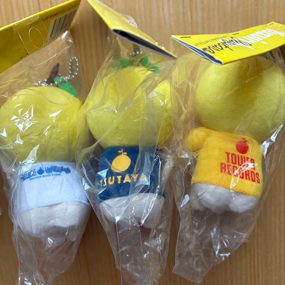 【新品未開封】ゆず太郎 コラボ キーホルダー 5点+yuzutownゆず太郎