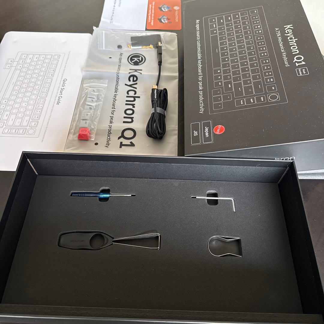 Keychron Q1 QMK メカニカルキーボード ノブバージョン JIS配列