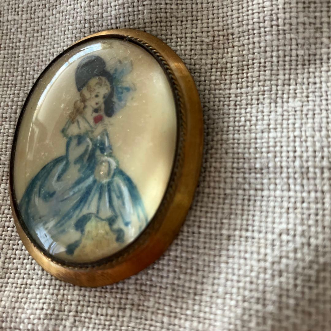 イギリス　アンティーク　ヴィンテージ ブローチ　TLM