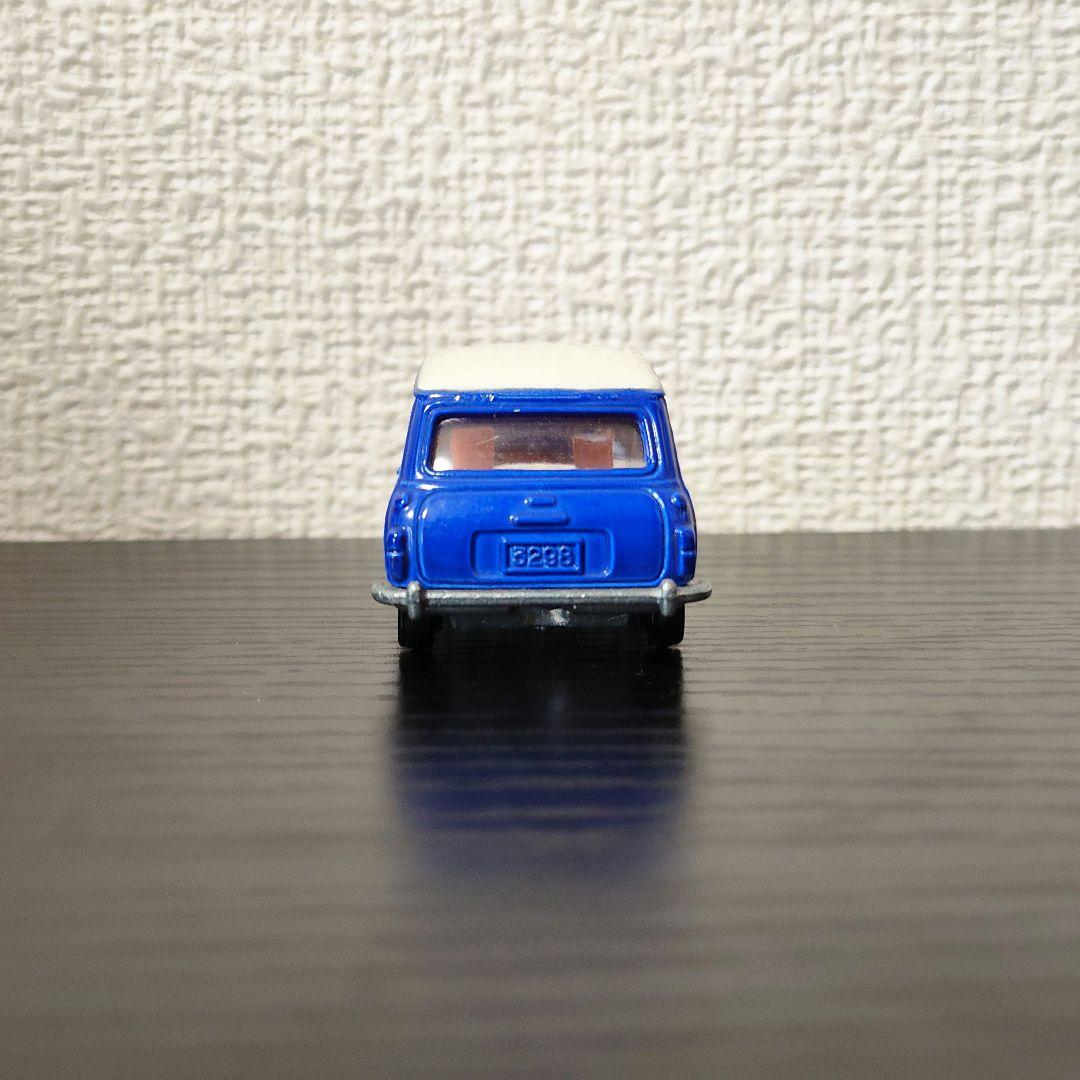 TOMICA　トミカ　ミニクーパー　青/白　輸出カラー　箱付き