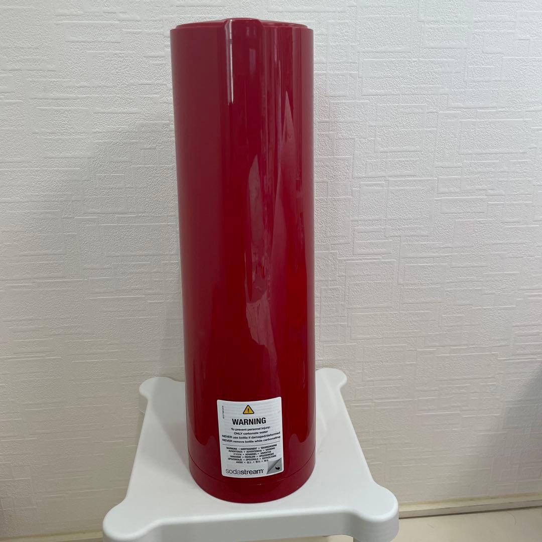 SodaStream Terra 炭酸水メーカー レッド ガスシリンダー付