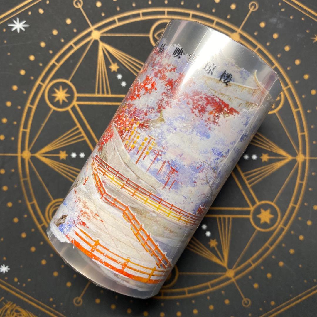 【9389】海外　マステ　5m巻　PETマスキングテープ　冬景色　古風　背景系