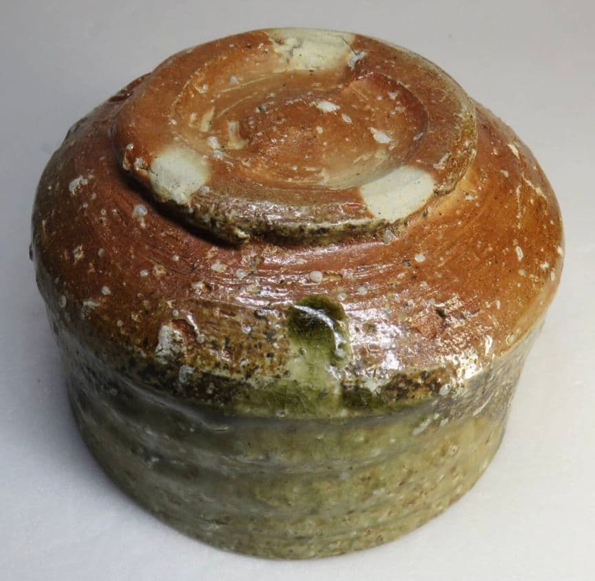 【武者小路千家　似休庵書付　真作】信楽焼　抹茶茶碗　高橋楽斎　鵬雲斎　千玄室