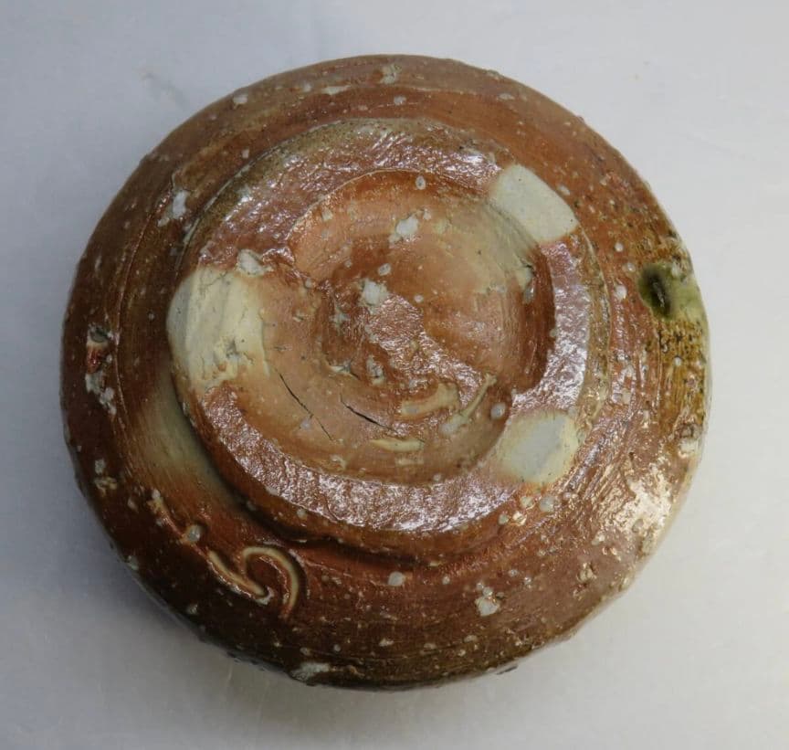 【武者小路千家　似休庵書付　真作】信楽焼　抹茶茶碗　高橋楽斎　鵬雲斎　千玄室