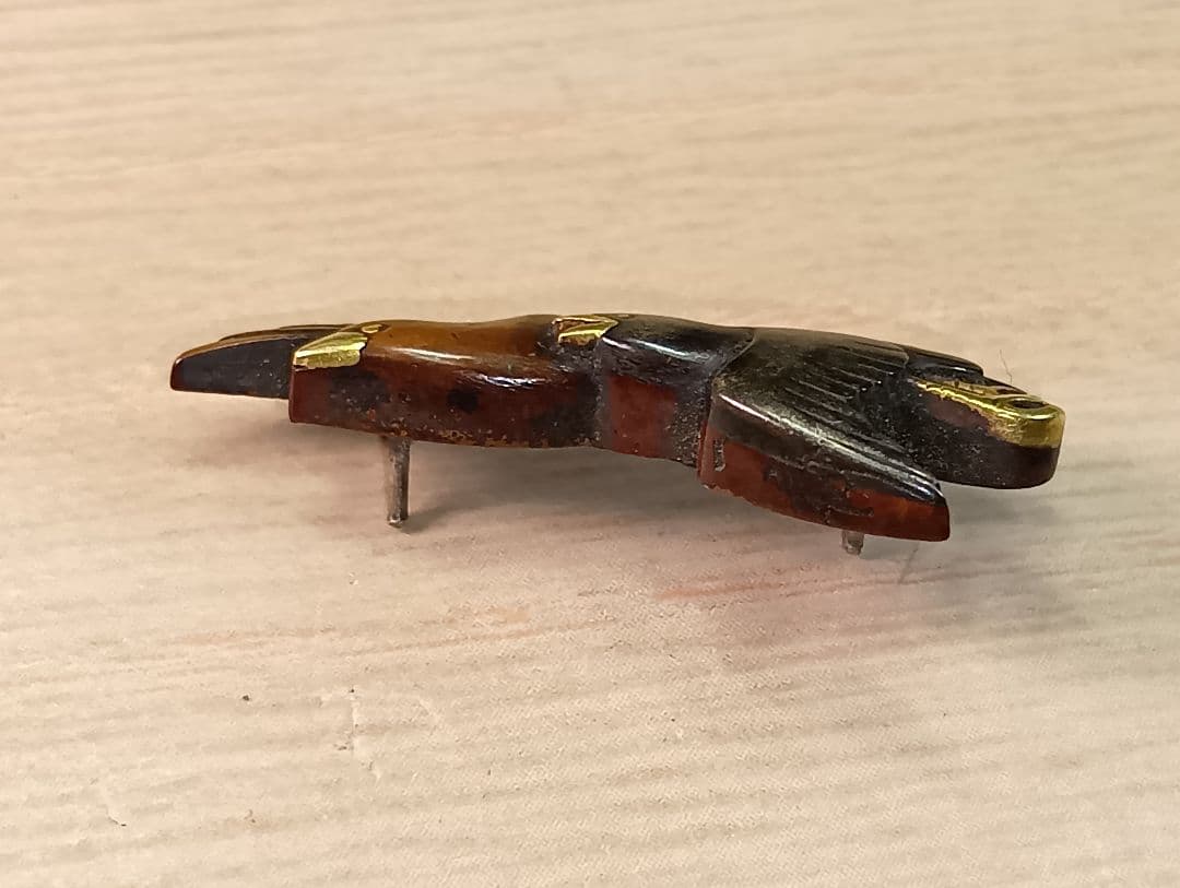 煙草入れ／超絶技巧前金具／在銘あり　一斎