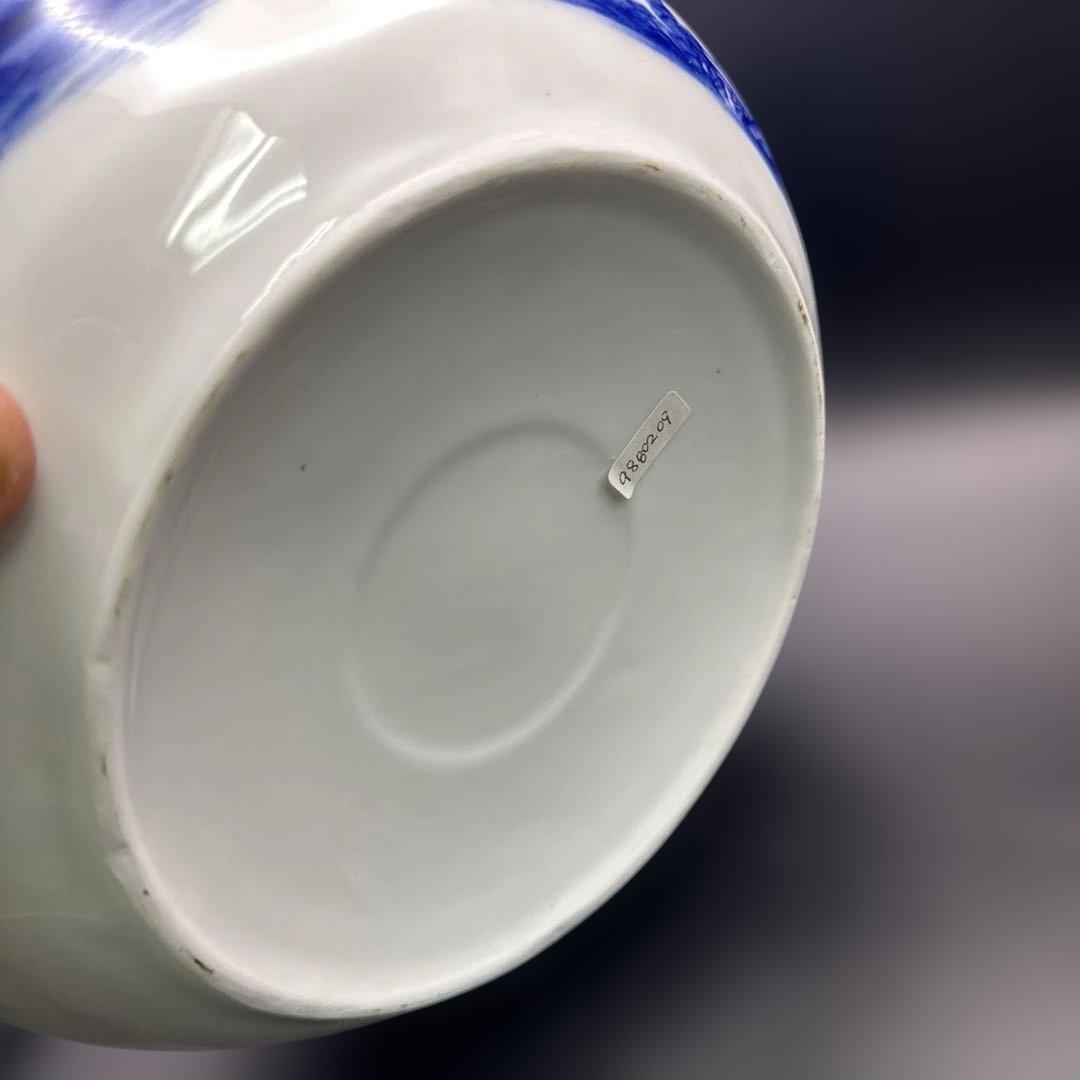 中国，茶具，茶器，置物，青白磁風景画陶器器