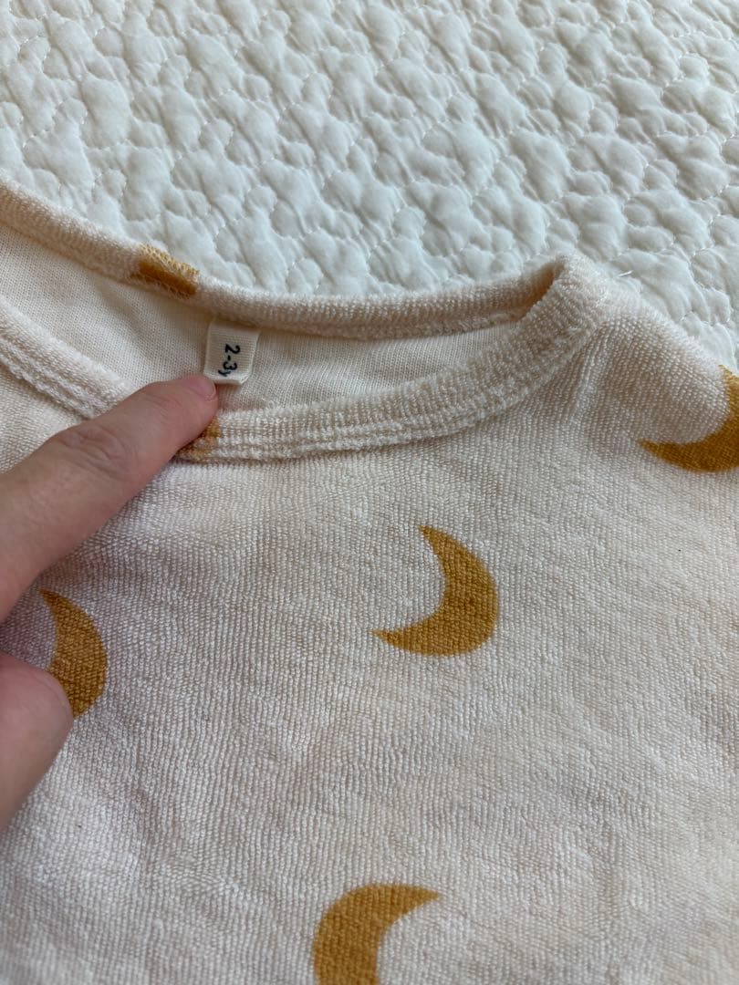 最終お値下げ organiczoo Midnight 2-3yセットアップ90