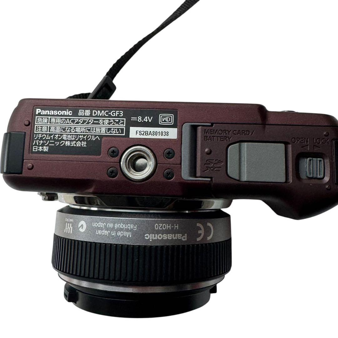 LUMIX ミラーレス一眼カメラ　DMC-GF3X-P 電動ズームレンズキット