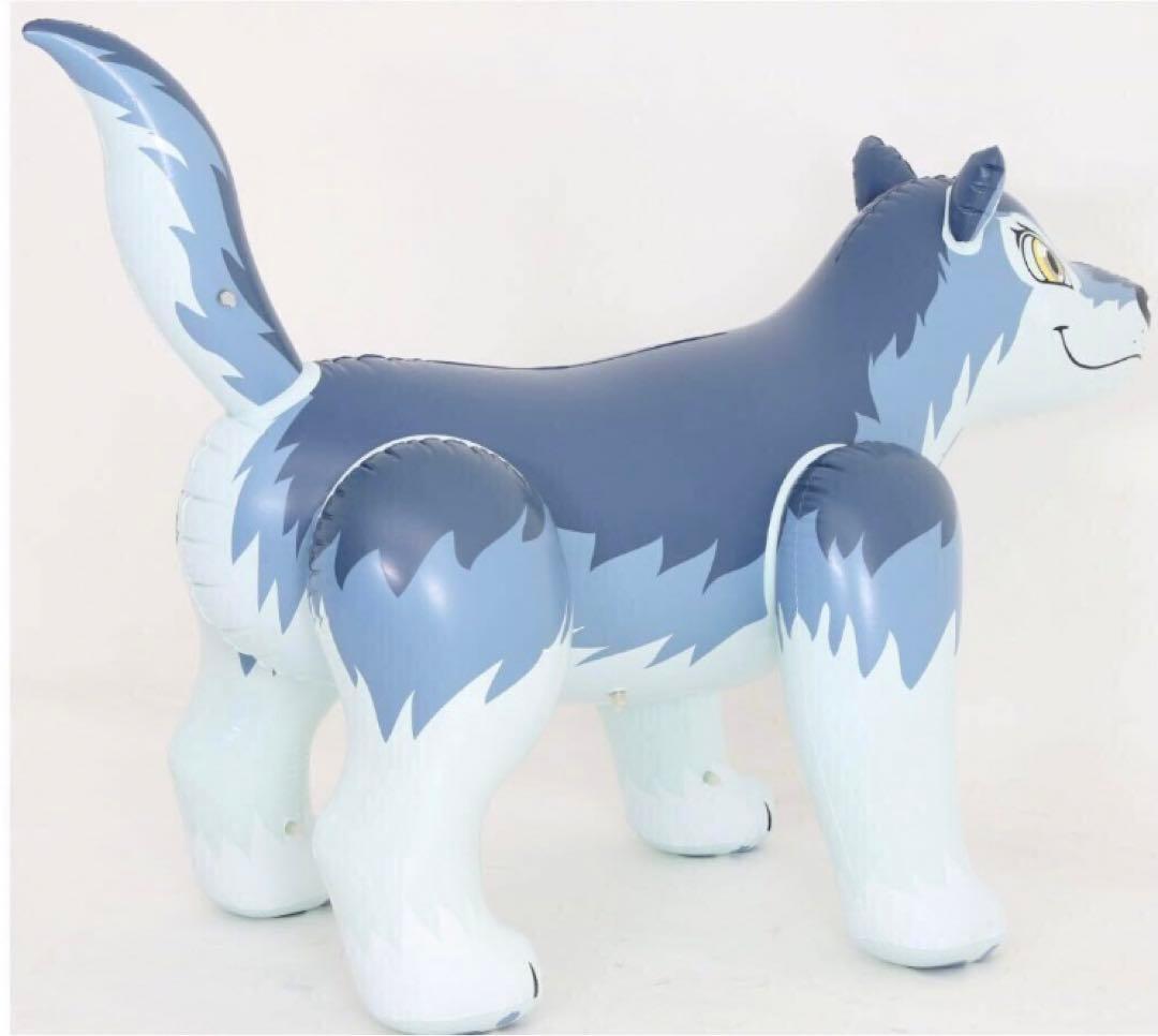 ウルフ　ツヤあり　フロート　空気ビニール風船　浮き輪　レア　新製品　希少