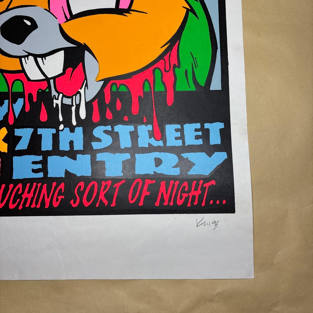 KOZIK KILLDOZER シルクスクリーンポスター