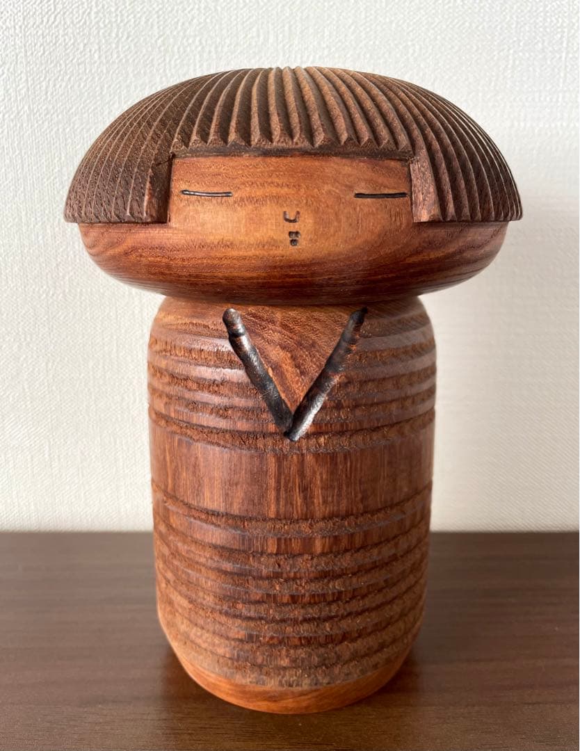 村上 けん一 創作 こけし kokeshi doll 人形 木製 可愛い レトロ