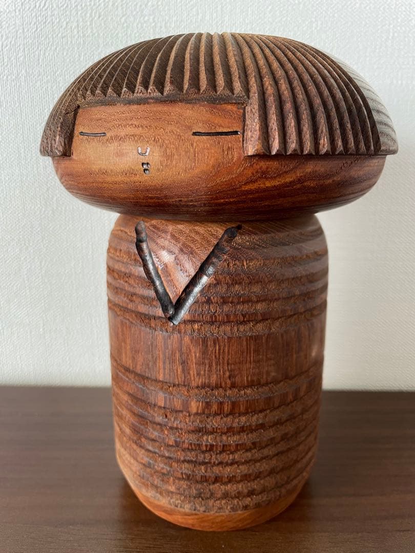 村上 けん一 創作 こけし kokeshi doll 人形 木製 可愛い レトロ