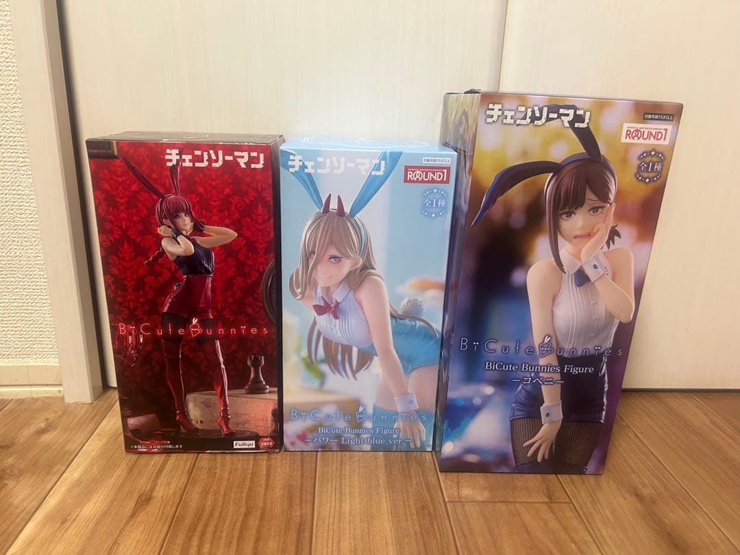 チェンソーマン ビジュアルバニーフィギュア 3体セット