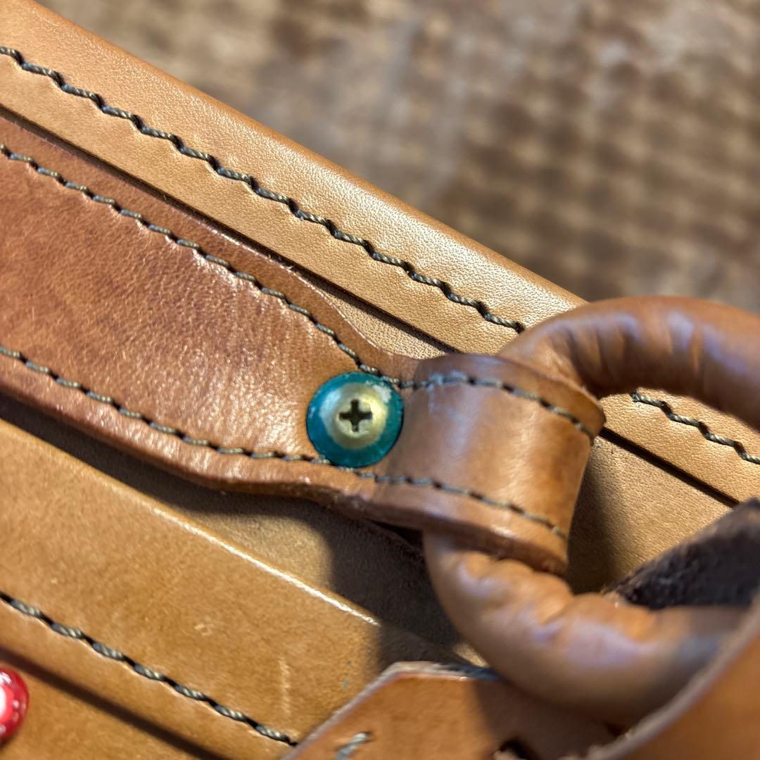 鍵が開かない！！hartmann レザー ビジネスバッグ ブラウン