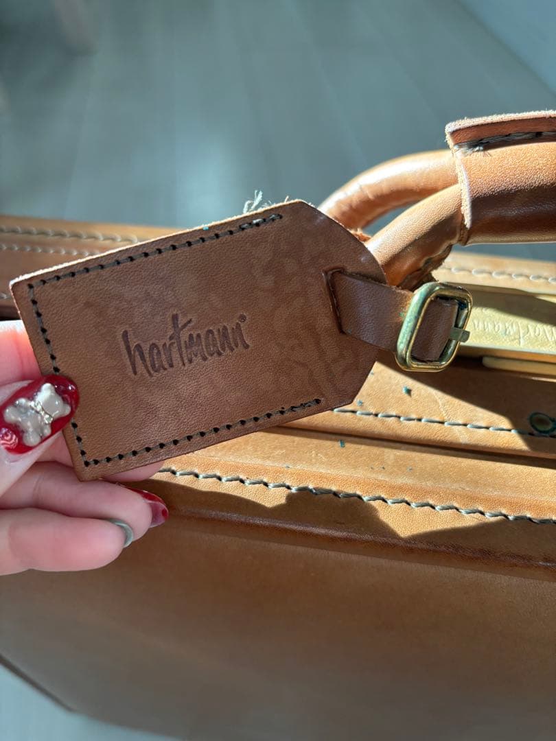 鍵が開かない！！hartmann レザー ビジネスバッグ ブラウン