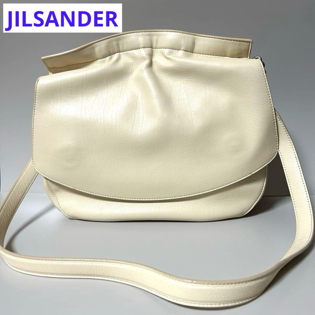JIL SANDER ジルサンダー　レザー　ショルダーバッグ　レディース　本革