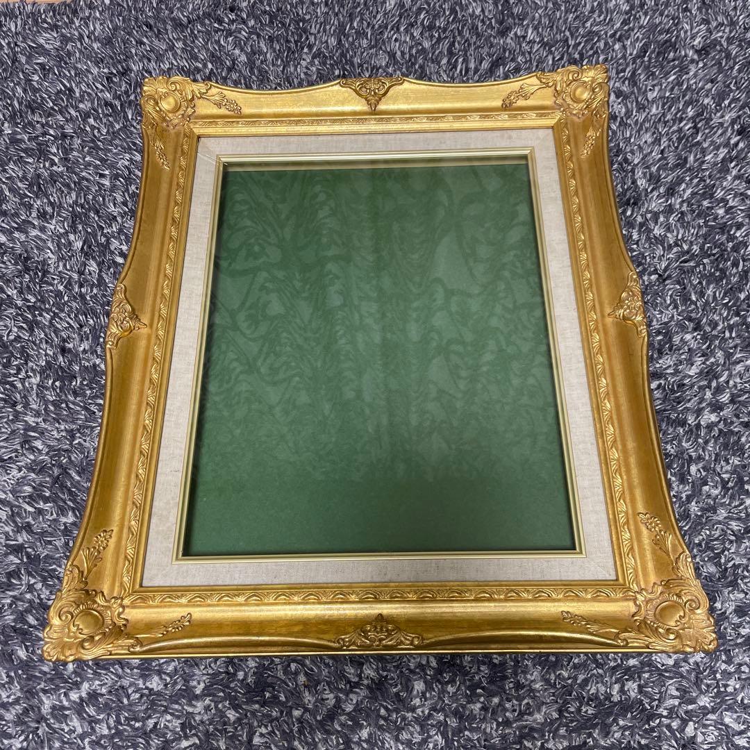 アンティーク　ゴールド　額縁　F8