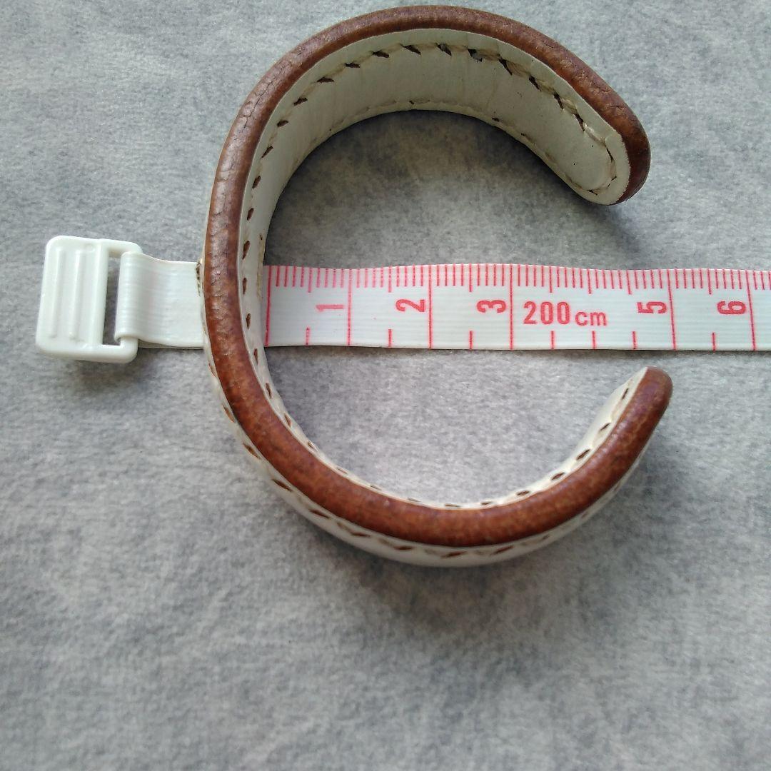 アリゾナフリーダム Arizonafreedom ホワイトレザーバングル K18